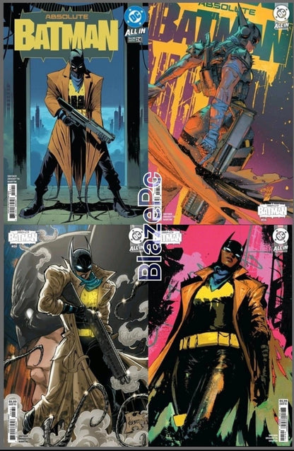 Absolute Batman #24 Cover A B C D E Variant Set or 1:25 Options DC Presale 9/23