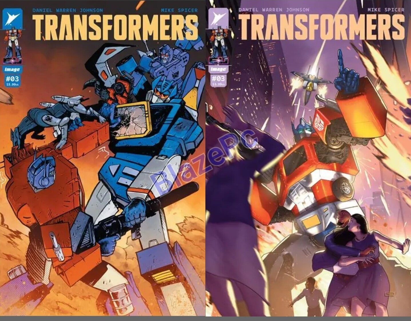 Transformers #3 Cover A B Variant Set or 1:10 1:25 Options Image 2023 NM