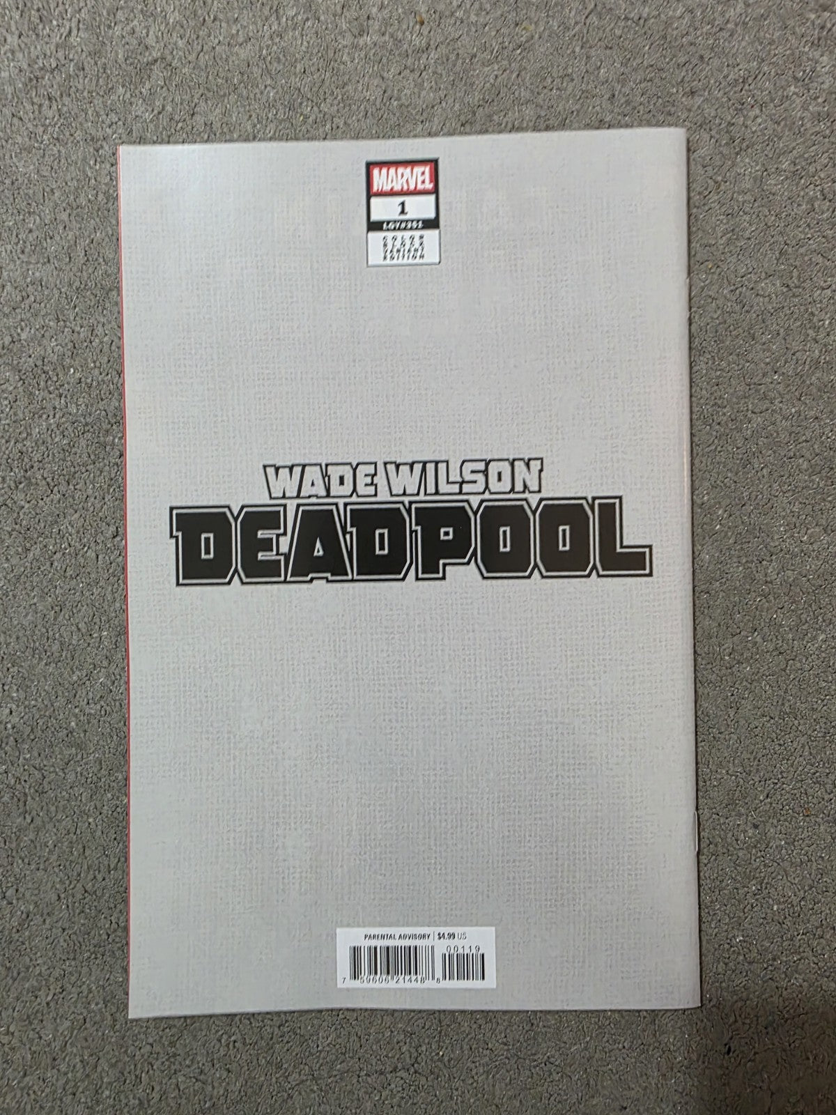Wade Wilson: Deadpool #1 Nakayama 1:50 Virgin Variant Pics Marvel 2026 NM