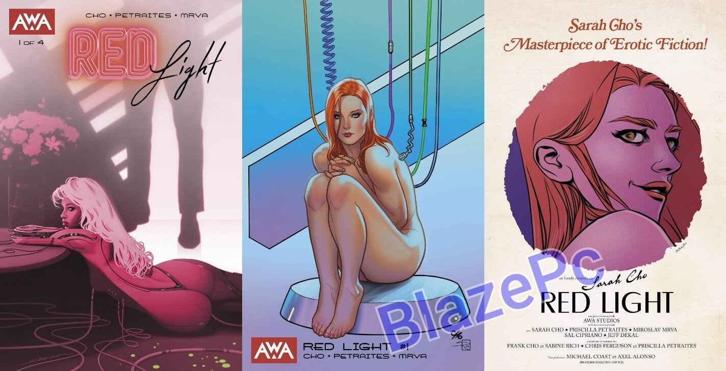 Red Light #1 Cover A B C Variant Set or 1:15 Options Dekal AWA Comics NM