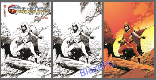 Thundercats #2 Shalvey Calica B&W Trade Virgin Color Variant Set Options NM