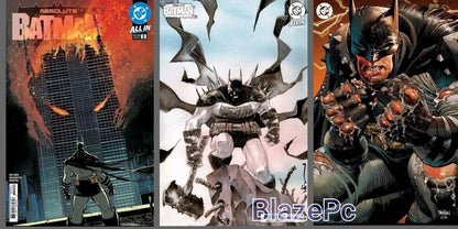 Absolute Batman #2 2nd Print Cover A B C Foil Variant Set Options DC 2024 NM