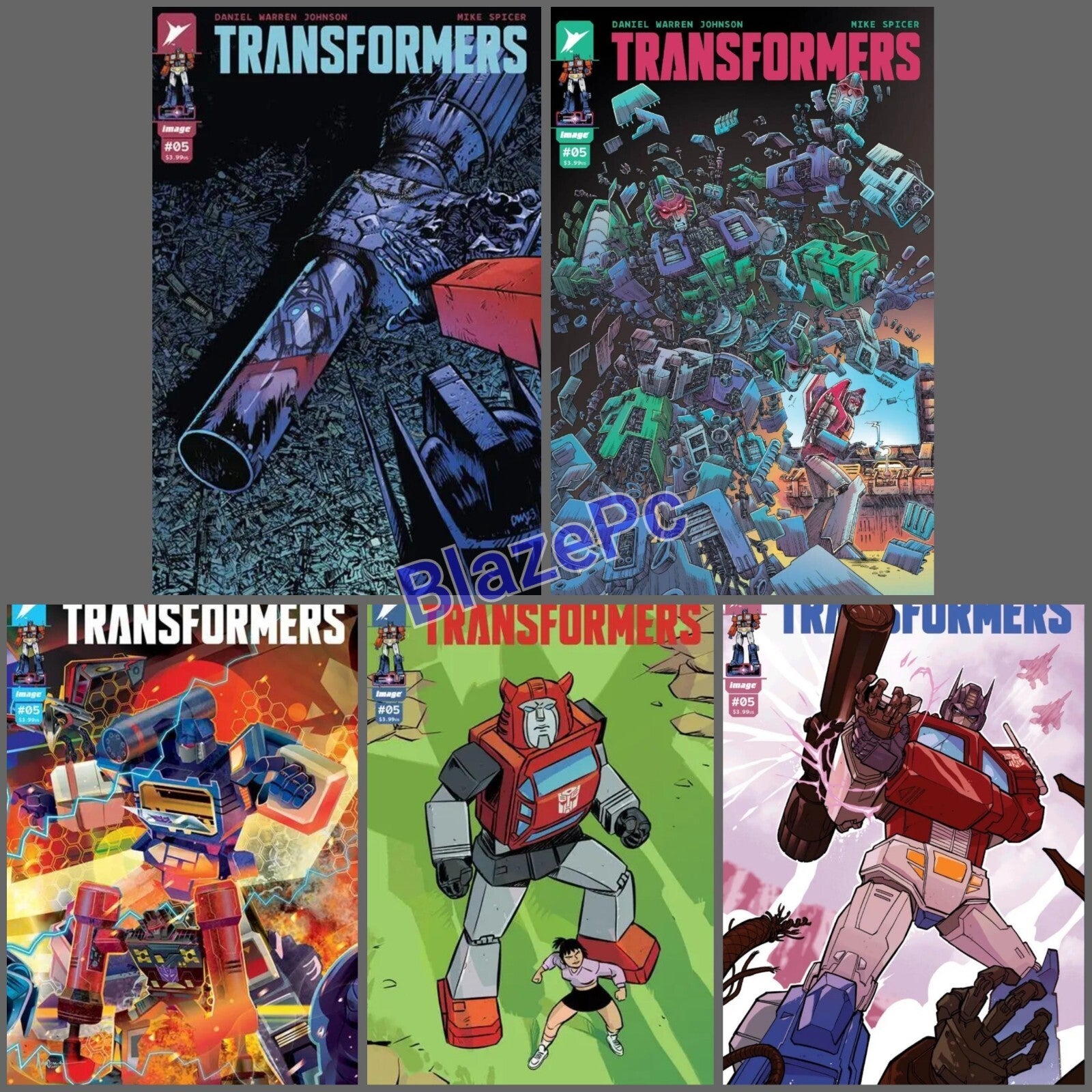 Transformers #5 Cover A B Variant Set or 1:10 1:25 1:50 Option Image 2024 NM