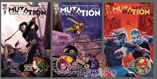 TMNT Mutant Nation #2 Cover A B Variant Set or 1:10 Options IDW 2024 NM