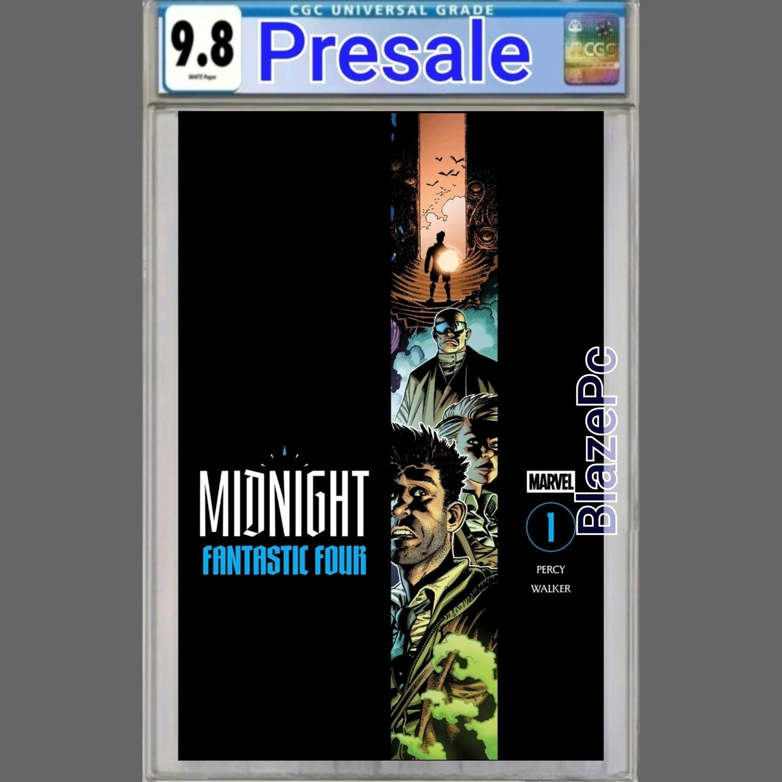 Midnight Fantastic Four #1 CGC 9.8 Kev Walker Cover A Variant Percy 10/7 PRESALE