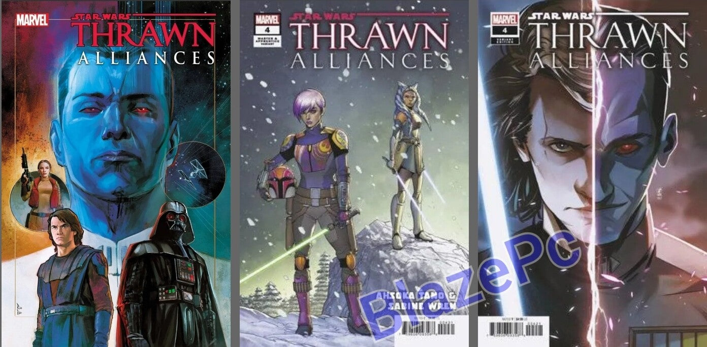 Star Wars Thrawn Alliances #4 Cover A B C Variant Set or 1:25 Options 2024 NM