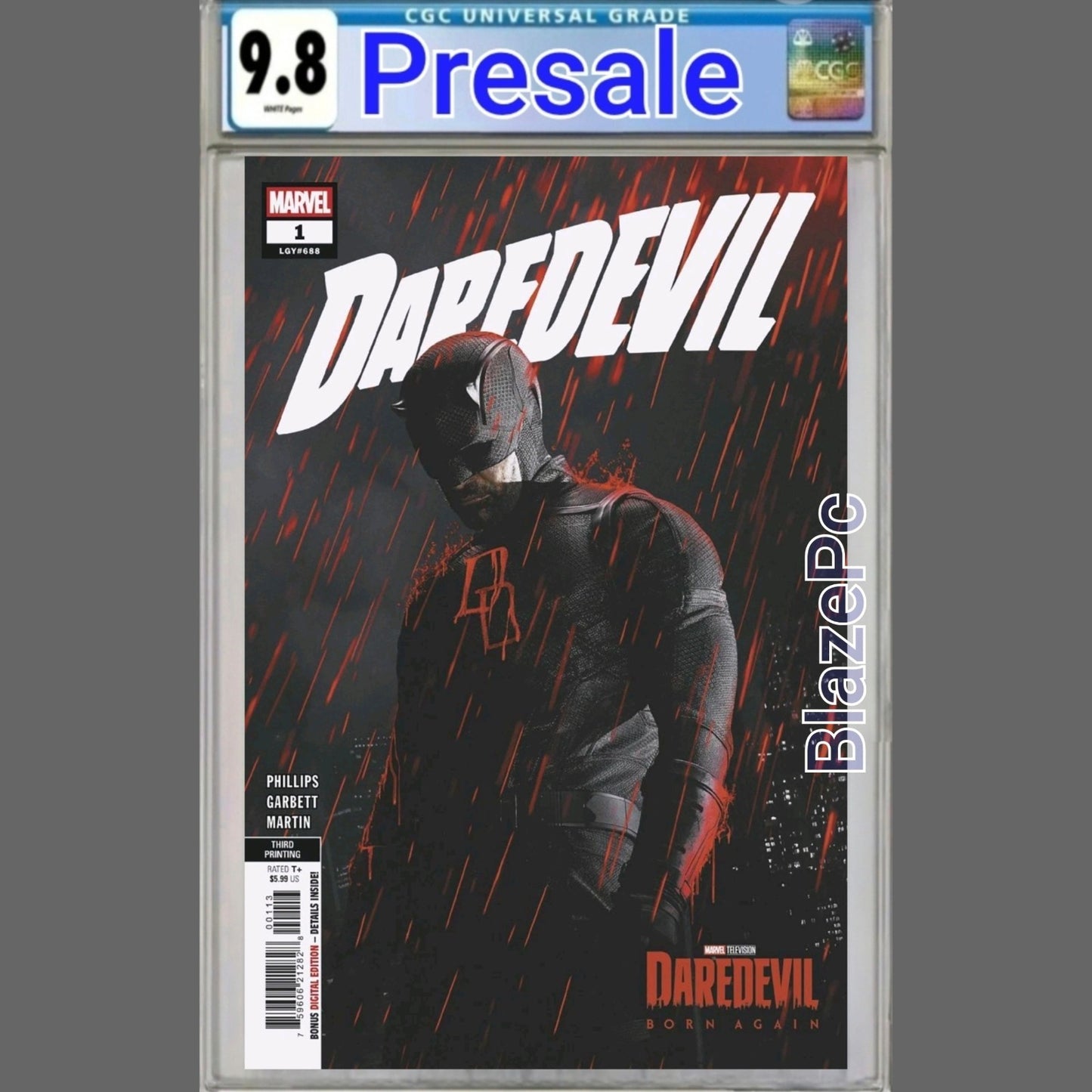 Daredevil #1 CGC 9.8 3rd Print Marvel Television Variant 2026 PRESALE