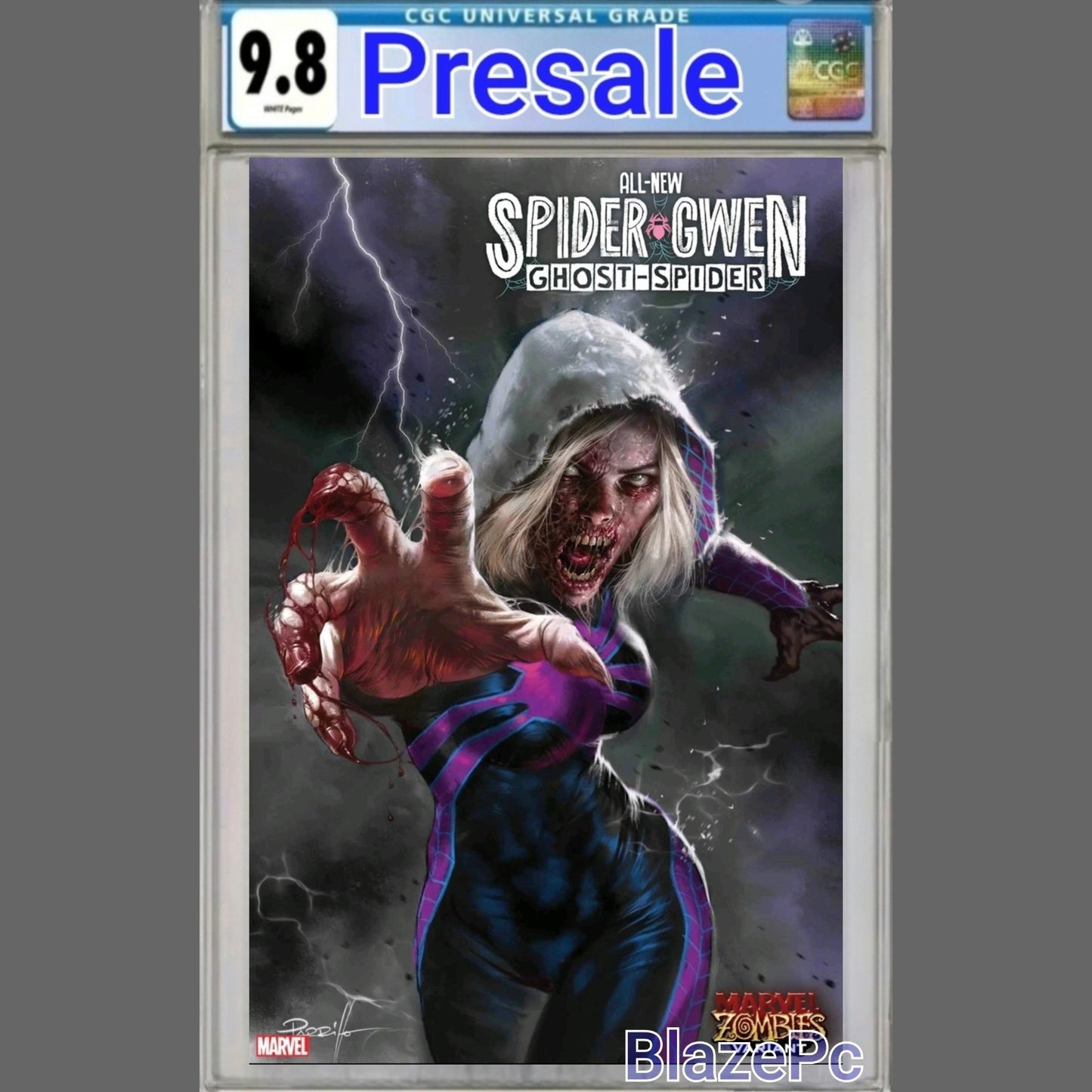 All-New Spider-Gwen The Ghost-Spider #3 CGC 9.8 Parrillo Zombies Variant PRESALE