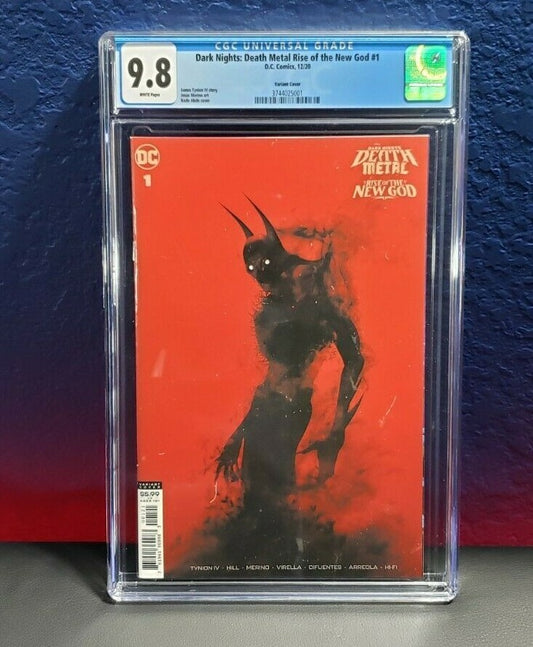 Dark Nights Death Metal Rise of the New God #1 CGC 9.8 1:25 Bosslogic Chronicler