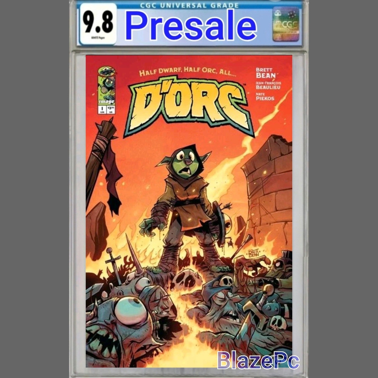 Dorc #1 CGC 9.8 Brett Bean Cover A 1st Print Image Comics 2026 PRESALE