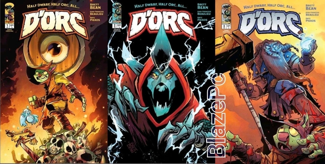 Dorc #1 6th #2 4th #3 3rd Print Variant Set Options Image Comics Presale 6/24
