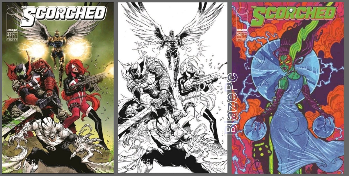 Spawn Scorched #56 Cover A B C Variant Set Options Image Comics Presale 10/28
