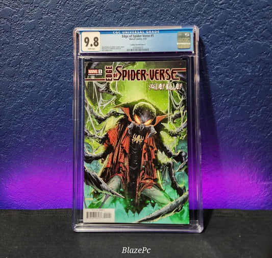 Edge of Spider-Verse #1 CGC 9.8 Lashley Spider-Killer Variant Marvel 2023