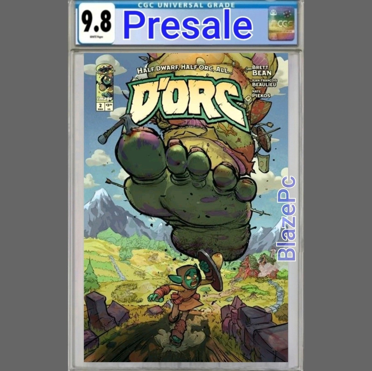 Dorc #2 CGC 9.8 Riley Rossmo Cover B Variant 1st Print Image Comics 2026 PRESALE