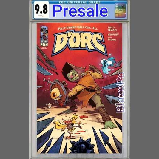 Dorc #1 CGC 9.8 5th Print Brett Bean Cover A Variant Image Comics 2026 Presale