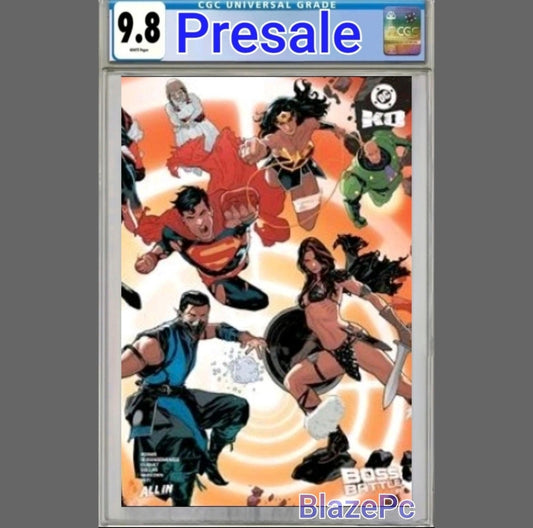 DC K.O. Boss Battle #1 CGC 9.8 Cover E Jeff Spokes Wraparound Variant PRESALE