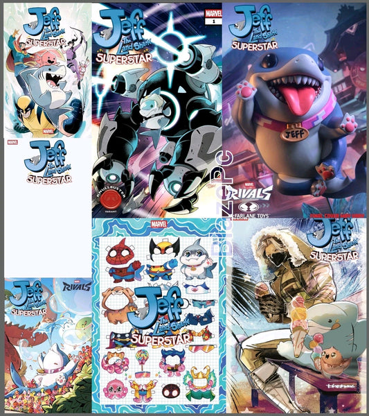 Jeff The Land Shark Superstar #1 A B C D E F G Variant Set Options Presale 7/8