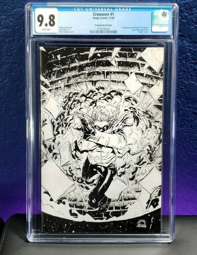 Crossover #1 CGC 9.8 1:100 Stegman Sketch Incentive Variant Image Donny Cates 