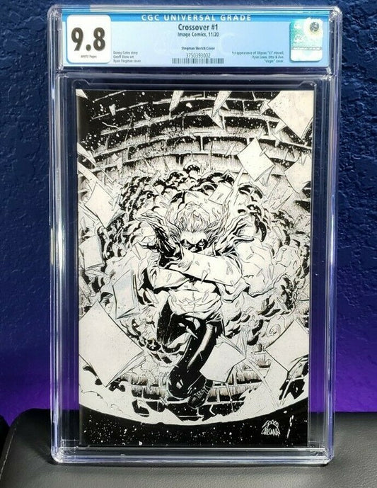 Crossover #1 CGC 9.8 1:100 Stegman Sketch Incentive Variant Image Donny Cates 