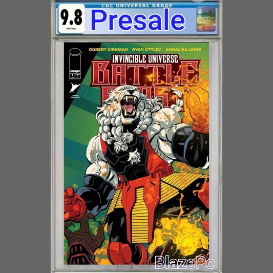 Invincible Universe Battle Beast #1 CGC 9.8 Tom Reilly 3rd Print Variant PRESALE