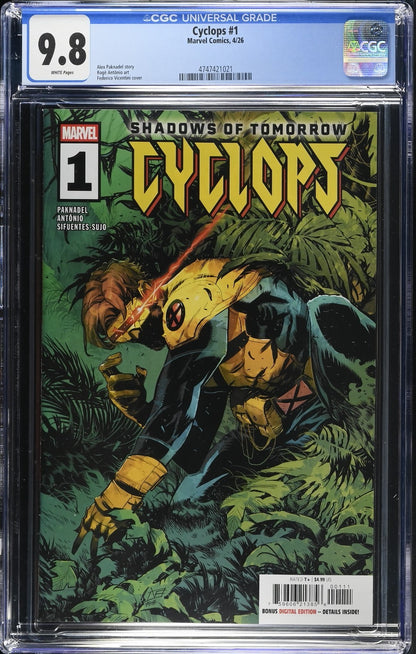 Cyclops #1 CGC 9.8 Cover A Federico Vicentini Marvel Comics 2026