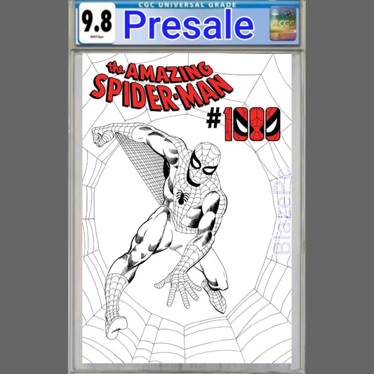 Amazing Spider-Man #1000 CGC 9.8 1:50 Steve Ditko B&W Variant 2026 PRESALE