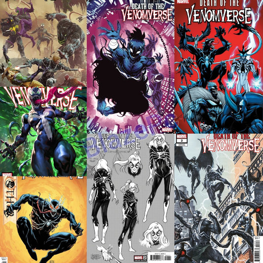 Death of the Venomverse #2 A B C D E F Variant Set or 1:10 Options 2023 NM