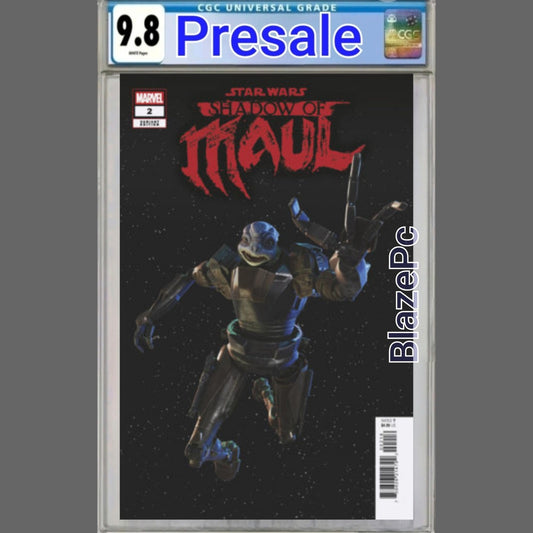 Star Wars Shadow of Maul #2 CGC 9.8 1:10 Photo Variant Marvel 2026 PRESALE