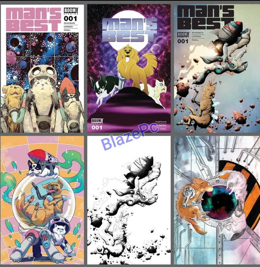 Mans Best #1 Cover A B F Variant Set or 1:10 25 50 Options Boom! Studios 2024 NM