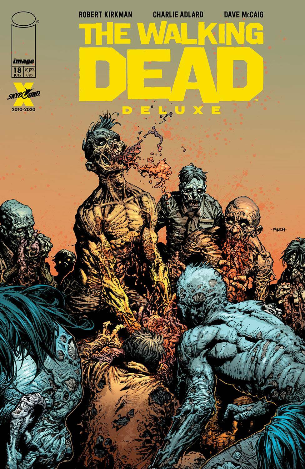 Walking Dead Deluxe #18 Cover A B C Variant Set Options NM