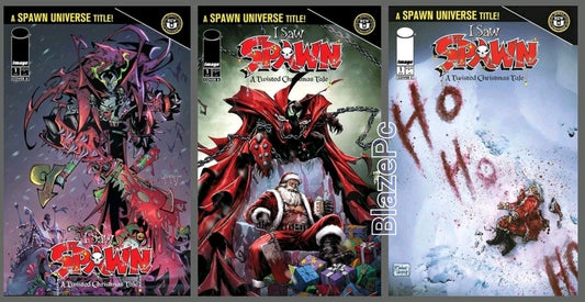 I Saw Spawn A Twisted Christmas Tale #1 A B C Variant Set Option Presale 11/4