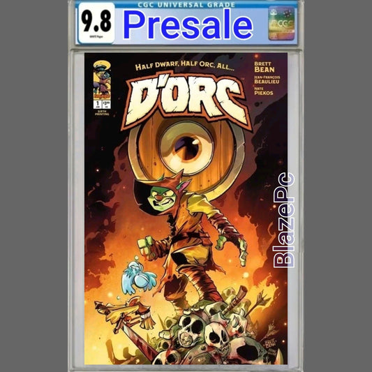 Dorc #1 CGC 9.8 6th Print Brett Bean Cover A Variant Image Comics 2026 Presale