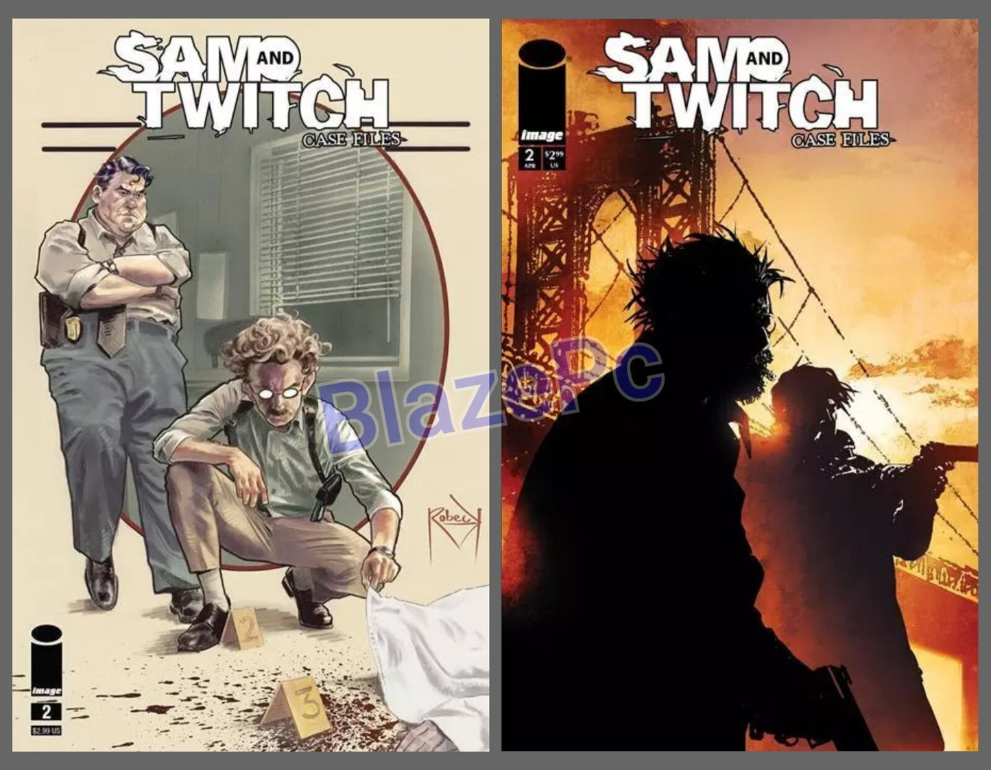 Sam and Twitch Case Files #2 Cover A B Variant Set Options Image Comics 2024 NM