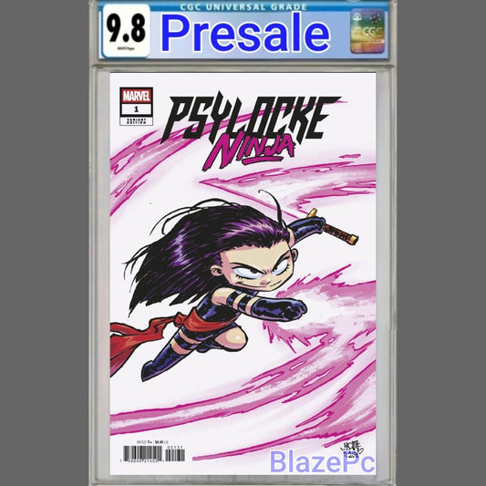 Psylocke Ninja #1 CGC 9.8 Skottie Young Variant Marvel 2026 PRESALE