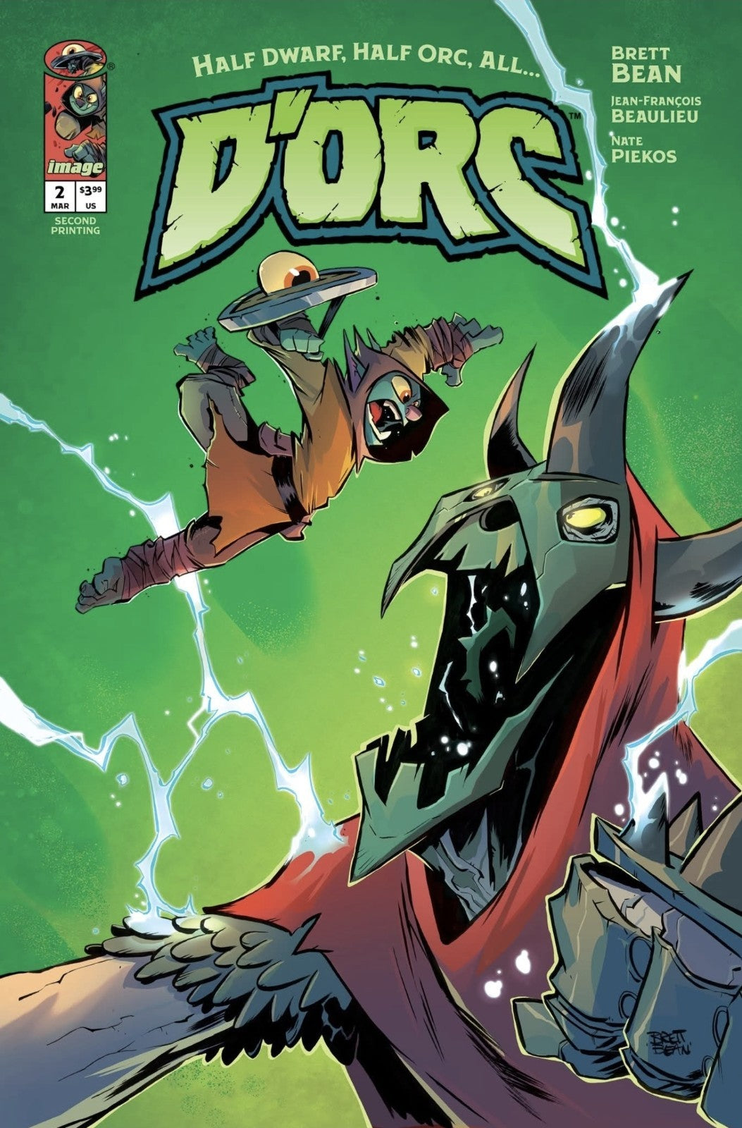 Dorc #2 2nd Print Brett Bean Cover A Variant Image Comics 2026 Presale 3/25