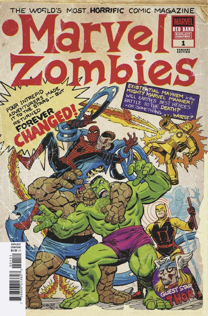 Marvel Zombies Red Band #1 Cover A B C D E Variant Set Options 2025 Presale 9/17