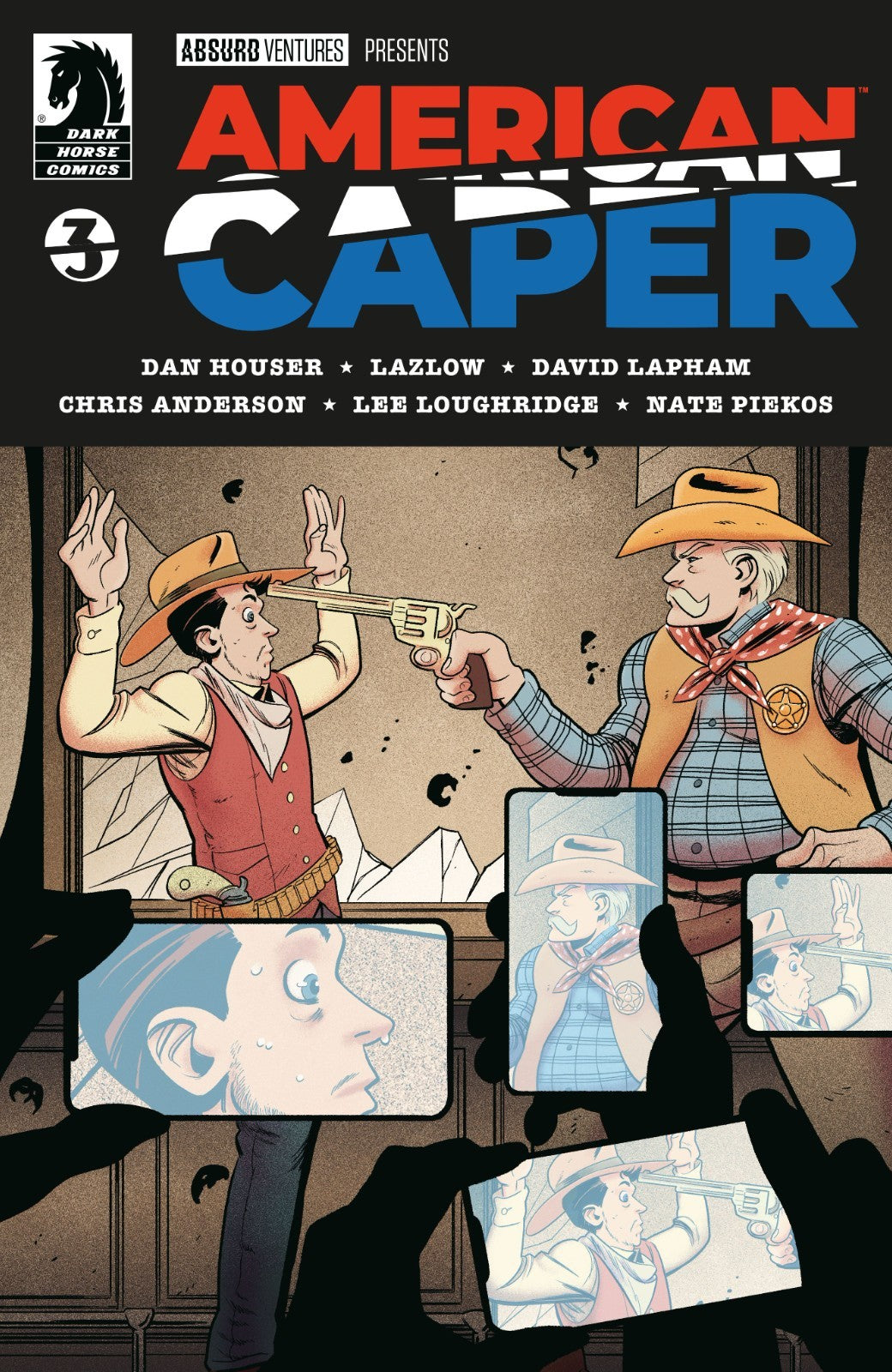 American Caper #3 Cover A B Variant Set Options Dark Horse Comics Presale 1/21