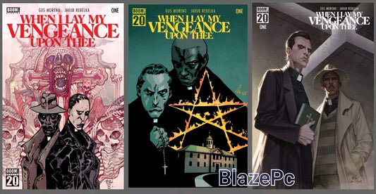 When I Lay My Vengeance Upon Thee #1 Cover A B C Variant Set Options Boom! NM