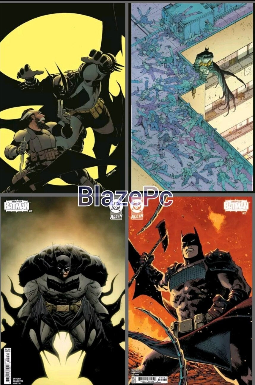 Absolute Batman #2 Cover A B C F G Variant Set or 1:25 1:50 Options DC 2024 NM