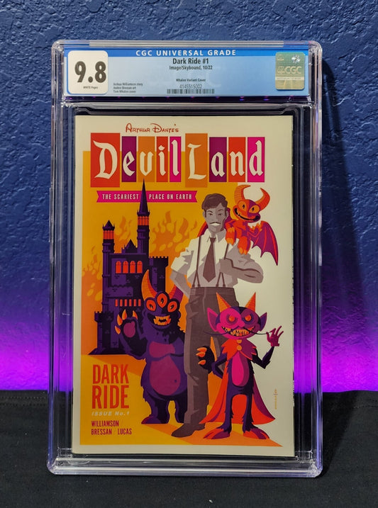 Dark Ride #1 CGC 9.8 Whalen Thank You One Per Variant Disney Homage Image 2022