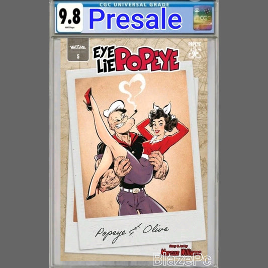 Eye Lie Popeye #5 CGC 9.8 Cover D Andrew Tarusov Pinup Variant 2025 PRESALE
