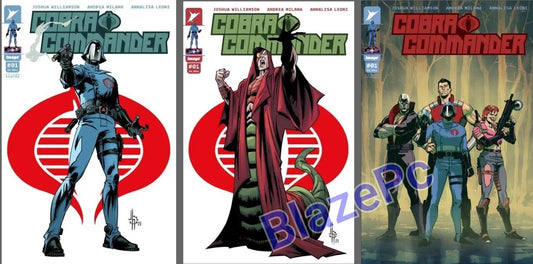 Cobra Commander #1 2nd Print Variant Cover A B C Variant Set Options 2024 NM