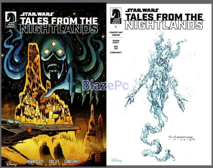 Star Wars Tales from the Nightlands #1 Cover A B Variant Set Option Presale 9/10