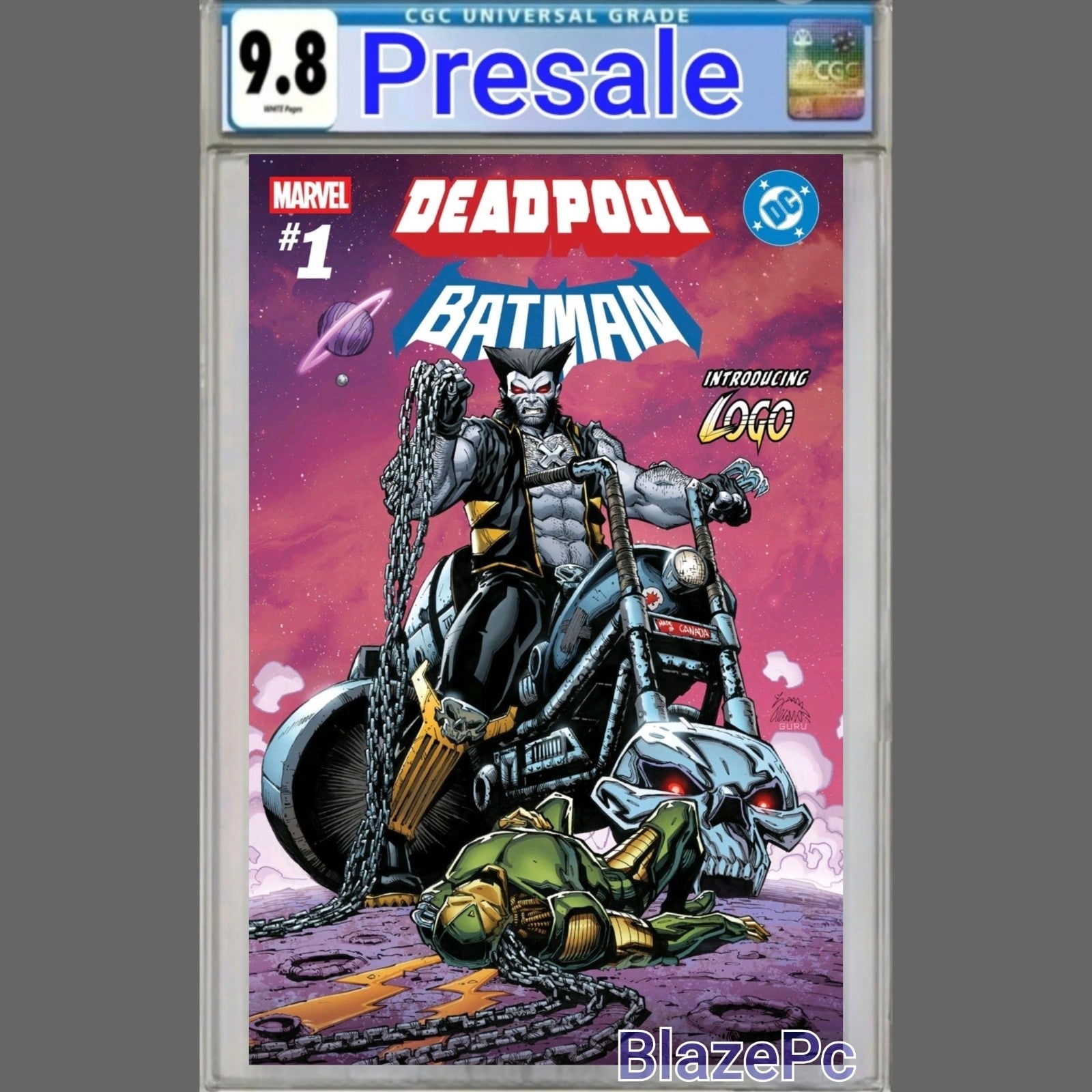 Deadpool Batman #1 CGC 9.8 2nd Print Ryan Stegman Logo Variant 2025 PRESALE