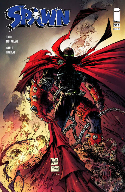 Spawn 314 Cover A B C D 1:5 1:50 Variant B&W Mattina McFarlane Options