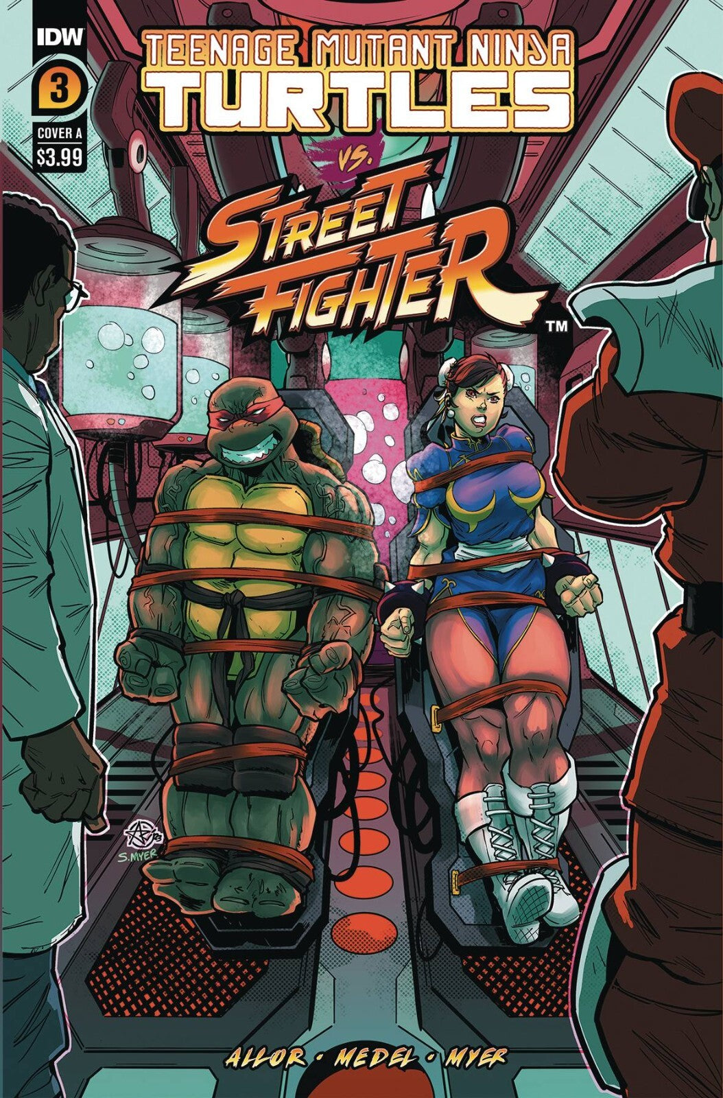 TMNT Vs Street Fighter #3 Cover A B C Variant Set or 1:25 1:50 Options IDW NM