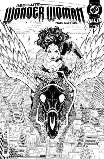 Absolute Wonder Woman Noir Edition #1 Cover A B C Foil Variant Set Options DC NM