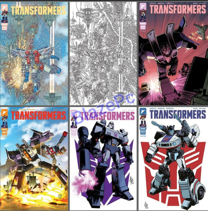 Transformers #1 5th #2 4th #3 3rd #4 2nd Print Variant Set Options 2024 NM