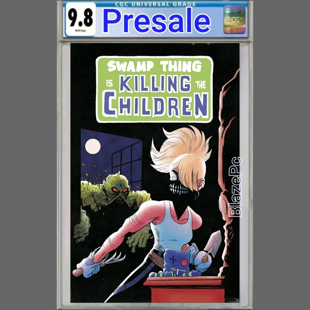 Swamp Thing Is Killing The Children #1 CGC 9.8 Cover C Boss Homage Var PRESALE