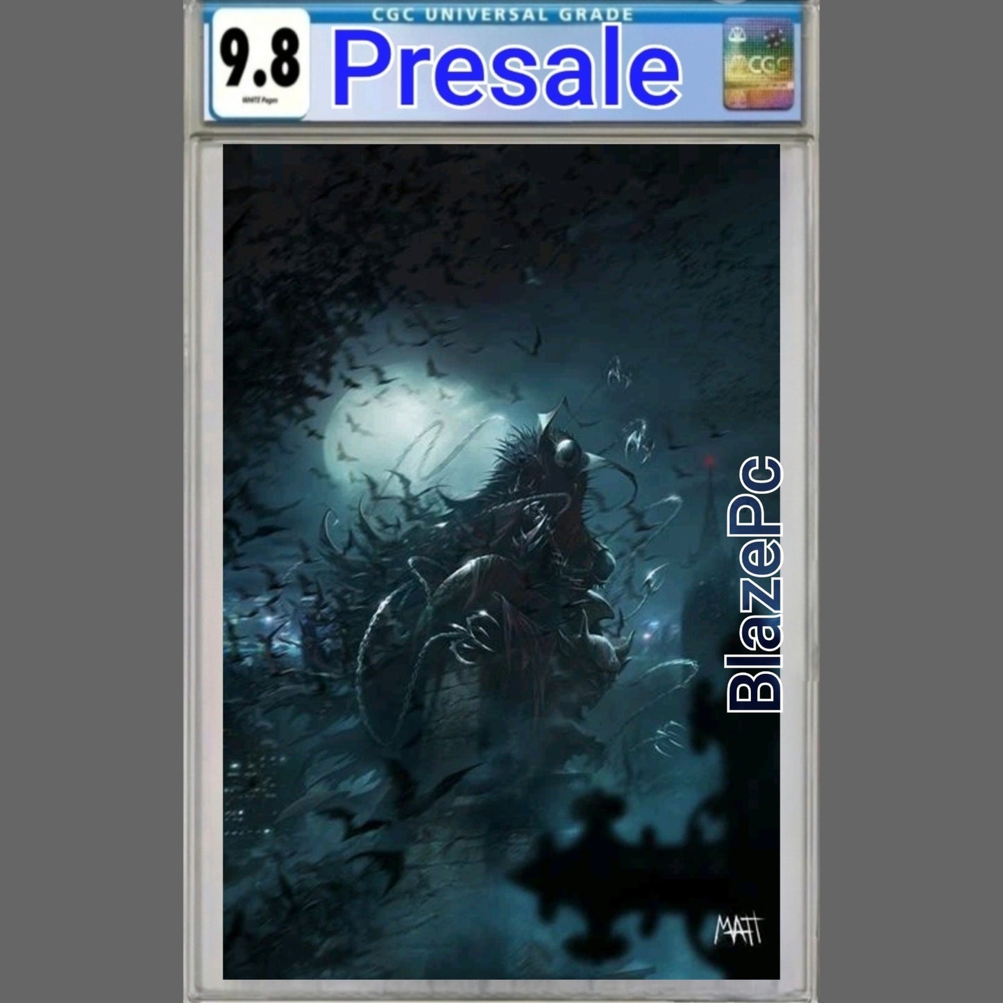 King Spawn #55 CGC 9.8 1:50 Mattina VIRGIN FOIL Cover C Variant PRESALE